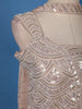 Beige Sequin Design Georgette Palazzo Suit