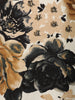 Beige and Black Floral Printed Cotton Kurti