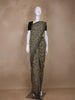 Beige Floral Designed Chanderi Cotton Saree - Diadem