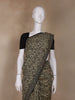 Beige Floral Designed Chanderi Cotton Saree - Diadem