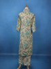 Beige Floral Printed Cotton Salwar Suit - Diadem