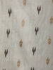 Beige Ikat Embroidered Salwar Suit with Brown Tie-Dye Dupatta - Diadem