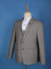 Beige Plain Men's Suit for Formal Wear - Diadem