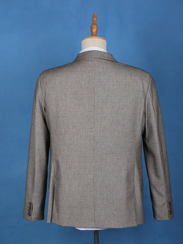 Beige Plain Men's Suit for Formal Wear - Diadem