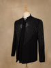 Black Bead Embroidery Velvet Men's Suit - Diadem
