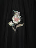 Black Floral Sequins Embroidered Georgette Sharara Salwar Suit - Diadem