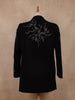 Black Sequins Design Polynosic Sherwani Suit