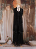 Black Sequins Embellished Design Georgette Palazzo Suit with Choker Dupatta