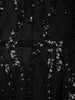Black Sequins Embroidered Net Gown - Diadem