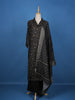 Black Abstract Designed Cotton Salwar Suit - Diadem