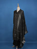 Black Abstract Designed Cotton Salwar Suit - Diadem