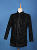 Black Abstract Thread & Sequin Embroidery Jacquard Sherwani Suit - Diadem