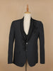 Black Floral Designed Fancy Men's Suit - Diadem