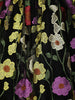 Black Floral Designed Party Gown for Girls - Diadem