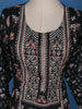 Black Floral Printed Cotton Salwar Suit - Diadem