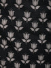 Black Floral Printed Cotton Salwar Suit - Diadem