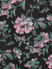 Black Floral Printed Cotton Salwar Suit - Diadem