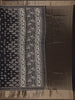 Black Floral Printed Cotton Saree - Diadem