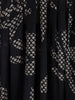 Black Floral Printed Kaftan-style Georgette Salwar suit - Diadem