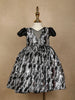 Black Sequin Designed Party Gown for Girls - Diadem