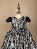 Black Sequin Designed Party Gown for Girls - Diadem