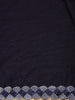 Black Sequins Design Satin Saree - Diadem