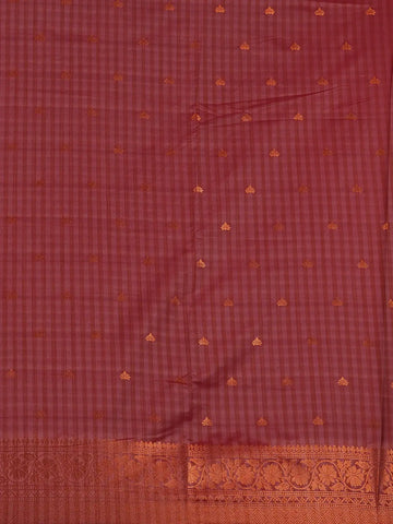 Blue Checks Woven Soft Silk Saree - Diadem
