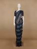 Blue Abstract Designed Chanderi Cotton Saree - Diadem