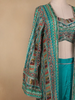 Blue Floral Designed Georgette Palazzo Salwar Suit - Diadem