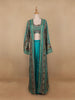 Blue Floral Designed Georgette Palazzo Salwar Suit - Diadem