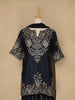 Blue Floral Designed Georgette Palazzo Salwar Suit - Diadem