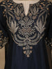 Blue Floral Designed Georgette Palazzo Salwar Suit - Diadem