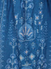 Blue Floral Printed Casual Cotton Kurti - Diadem