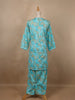 Blue Paisley Designed Cotton Salwar Suit - Diadem