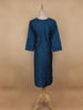 Blue Solid Casual Cotton Kurti - Diadem