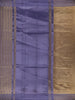 Blue Stripes Designed Organza Designer Saree - Diadem