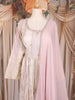 Blush Pink Floral Embroidered Tissue Silk Salwar Suit