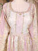 Blush Pink Floral Embroidered Tissue Silk Salwar Suit