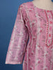Blush Pink Floral Printed Cotton Salwar Suit Set - Diadem