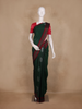 Bottle Green Leaf Butta Woven Kanchipuram Silk Saree