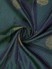 Bottle Green Small Butta Woven Kanchipuram Silk Saree