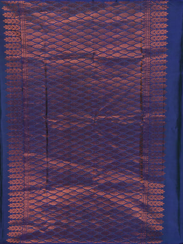 Bright Orange Floral Designed Silk Saree - Diadem