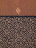 Brown Butta Woven Design Cotton Saree with Contrast Border