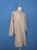 Brown Textured Cotton Kurta For Men - Diadem