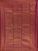 Brown Floral Woven Pure Kanchipuram Silk Saree - Diadem