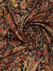 Brown Floral Designed Chanderi Cotton Saree - Diadem