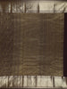 Brown Floral Woven Pure Kanchipuram Silk Saree - Diadem