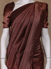 Burgundy Diamond Woven Pure Kanchipuram Silk Saree - Diadem