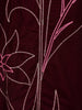 Burgundy Floral Designed Velvet Co Ord Salwar Suit - Diadem
