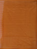 Burnt Orange Checked Design Woven Silk Saree - Diadem
